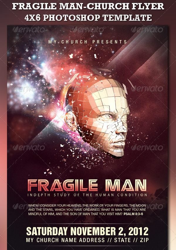 fragile-man-church-flyer-template-6591519